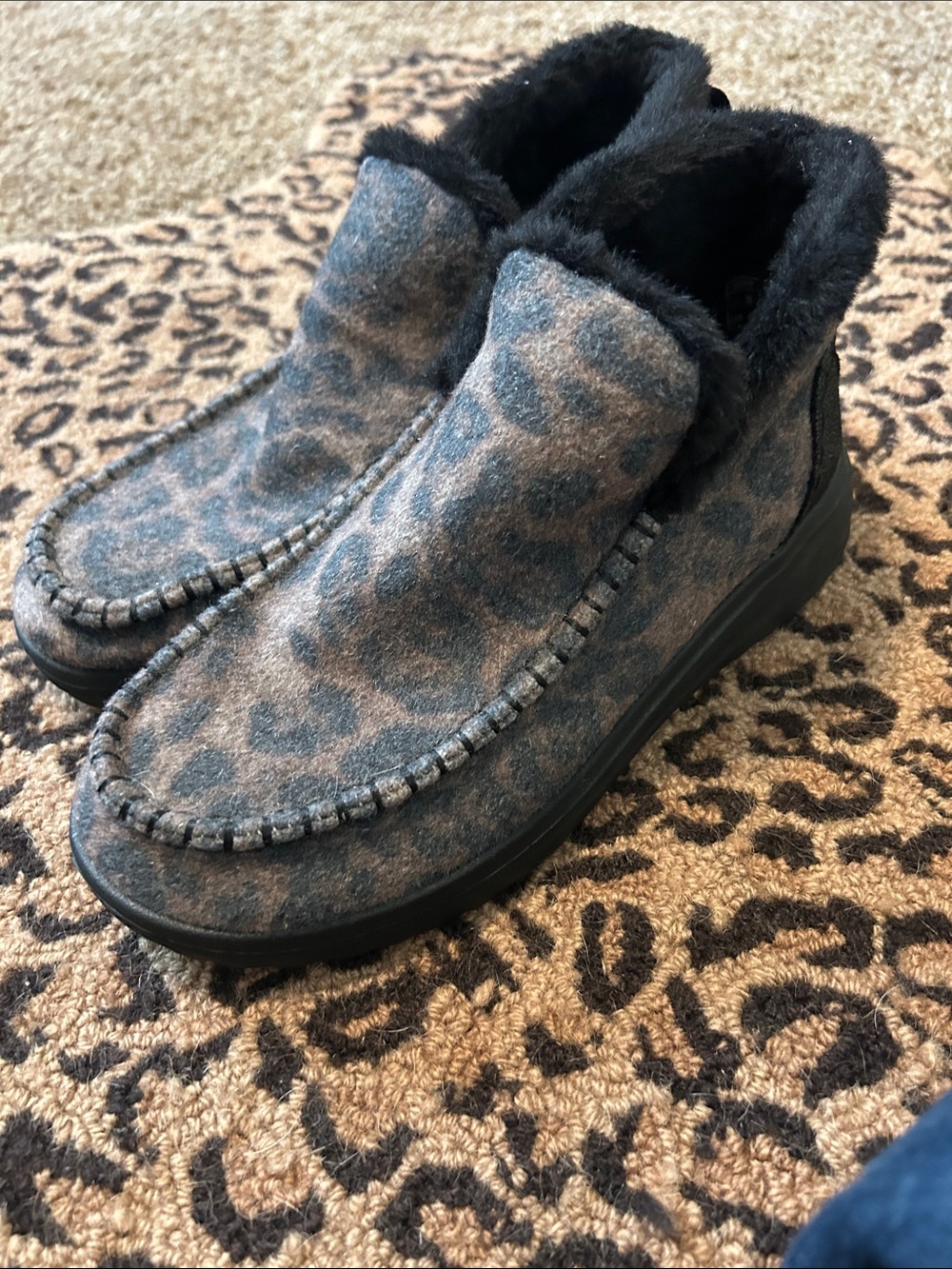 Hey Dude Women’s Leopard Booties